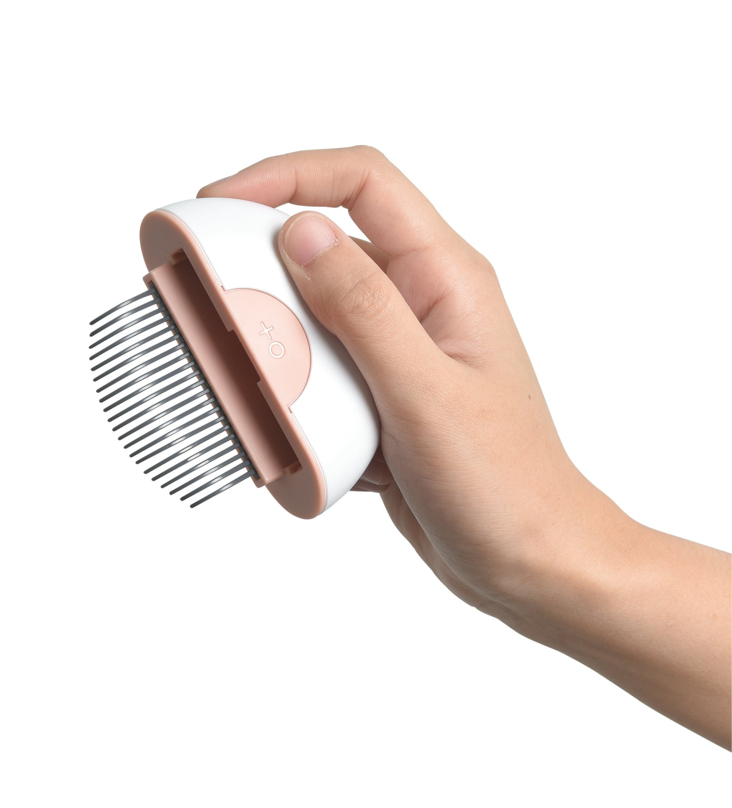 M PETS 2 in 1 Mini Comb for Long Haired Dogs and Cats (Pink)