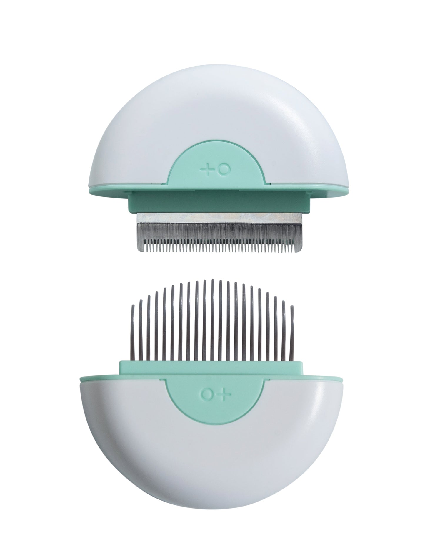 M PETS 2 in 1 Mini Comb for Short Haired Dogs and Cats (Mint Green)