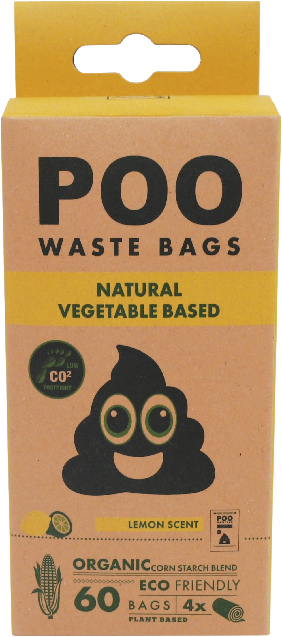 M Pets Poo Lemon Scent Natural Vegetable Waste Bags for Dogs