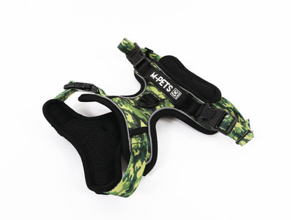 M Pets Water Resistant 3buckle Hiking Harness for Dogs (Camo)