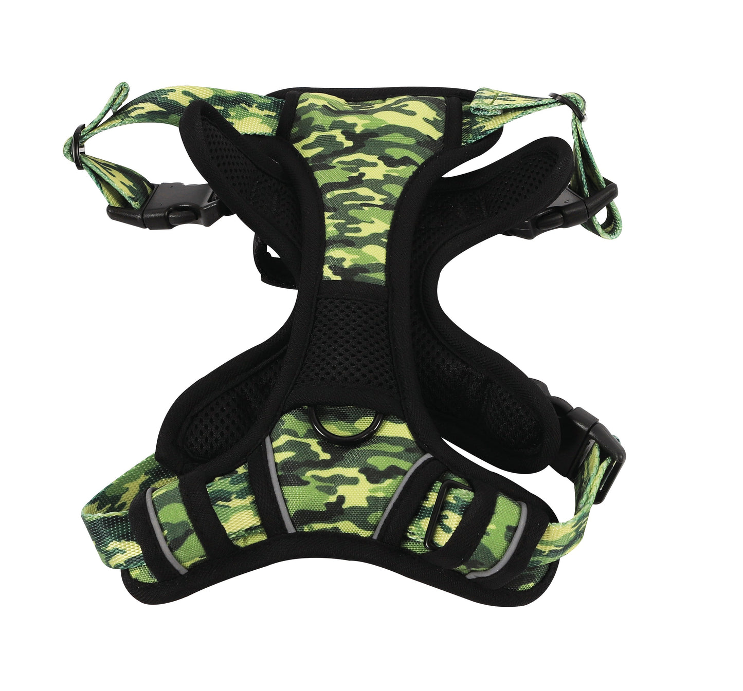 M Pets Water Resistant 3buckle Hiking Harness for Dogs (Camo)