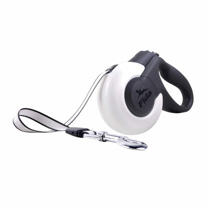 Fida Mars Retractable Leash for Dogs (White)
