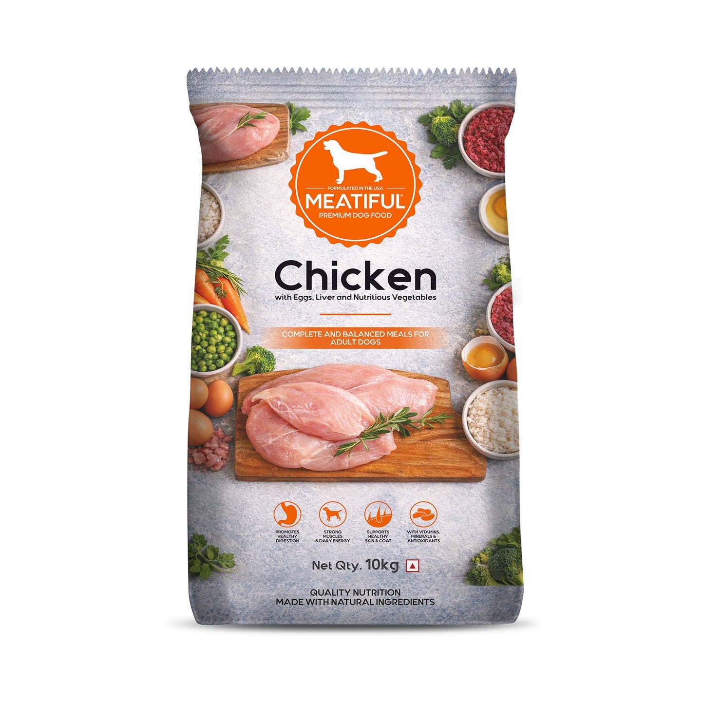 Meatiful Premium Chicken Adult Dog Dry Food
