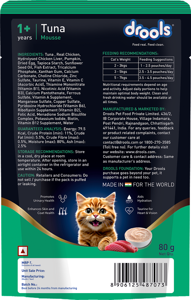 Drools Tuna Mousse Adult Cat Wet Food