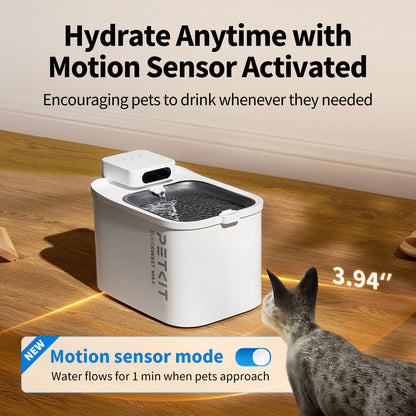 Petkit Eversweet Max Cordless Smart Automatic Water Fountain for Cats & Dogs (White)