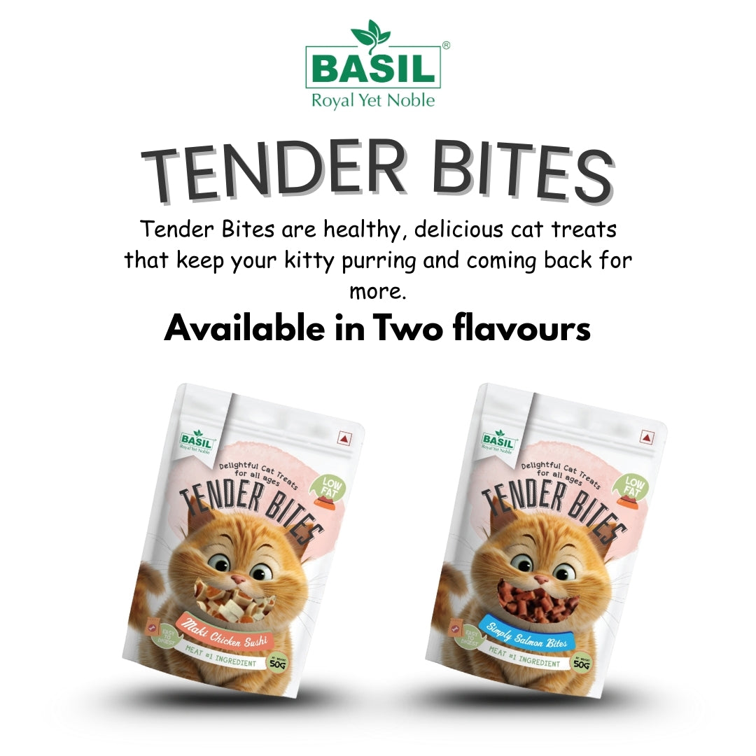 Basil Tender Bites Maki Sushi Cat Treats