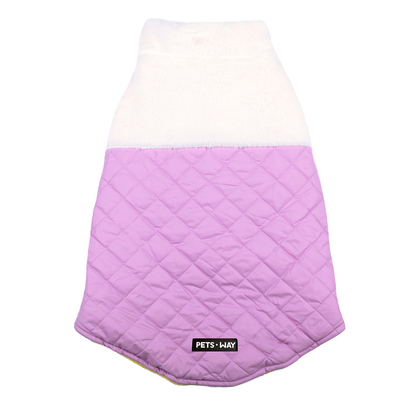 Pets Way Cozyquilt Winter Jacket for Dogs (Mauve)