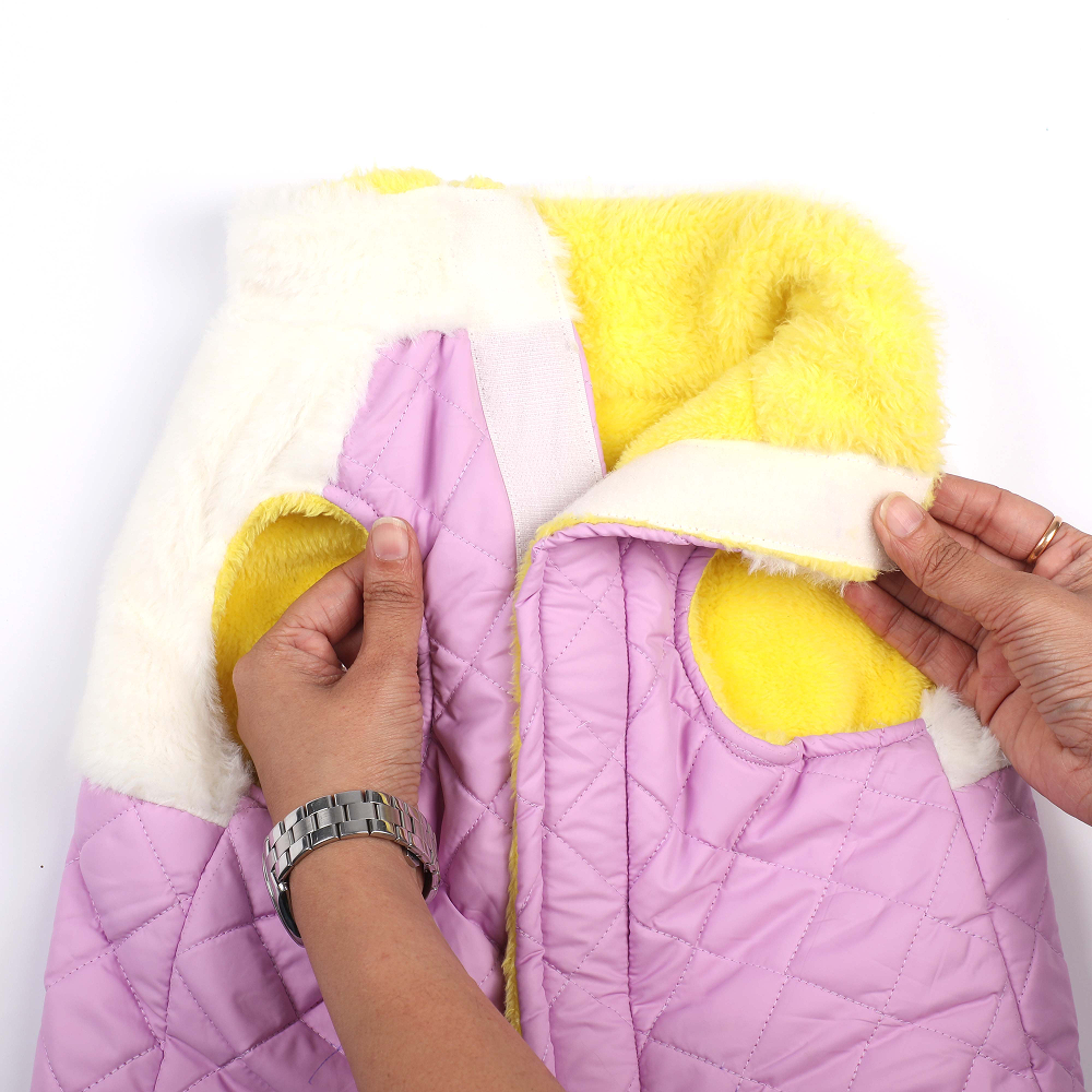 Pets Way Cozyquilt Winter Jacket for Dogs (Mauve)