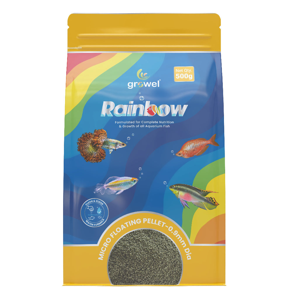 Growel Rainbow Micro 0.9mm Floating Pellet for Fish