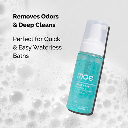 Moe Puppy Cleansing & Conditioning Waterless Shampoo & Conditioner for Dogs & Cats