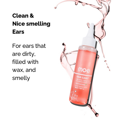 Moe Puppy Care Plus Ear Cleanser for Dogs and Cats