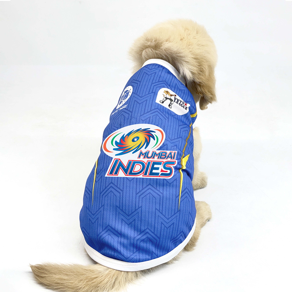 Pets Way Mumbai Indies Team Jersey Vest for Dogs | Indian Pet League