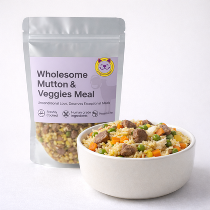 The Doggy Bakery Chicken, Mutton, Fish, Paneer and Veggies Home Meal Combo for Dogs