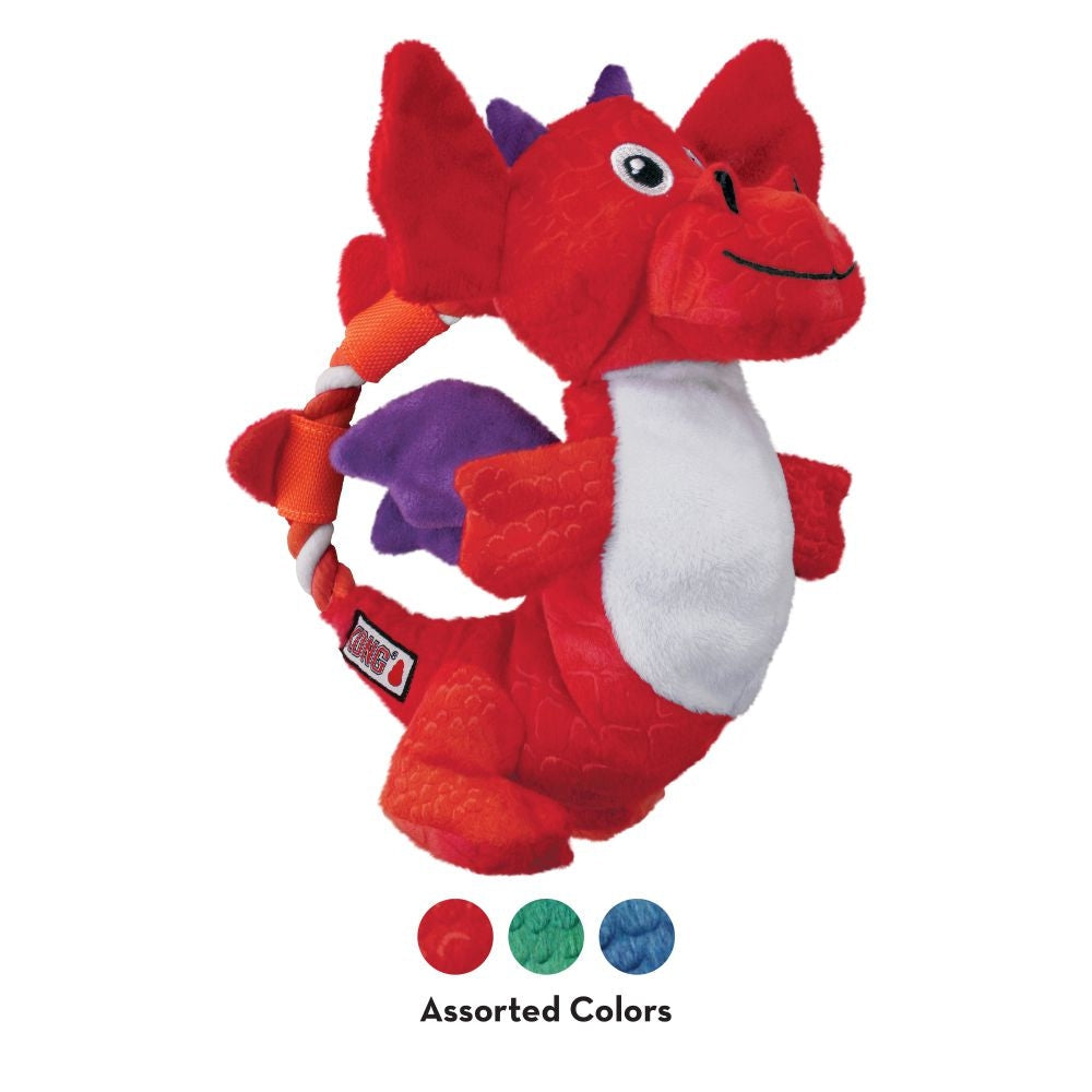 Kong Dragon Knots Toy for Dogs  (Red)