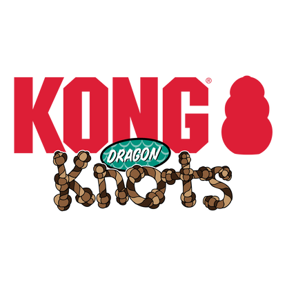 Kong Dragon Knots Toy for Dogs  (Red)