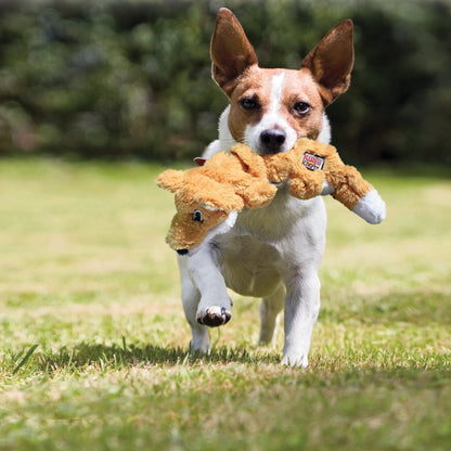 Kong Scrunch Knots Squirrel Toy for Dogs (Brown)
