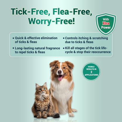 Natural Remedies Nomo Ticks Xtra Body Spray for Dogs and Cats