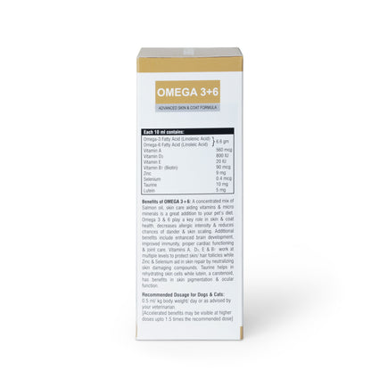 Pet360 Omega 3+6 Itch & Allergy Control Salmon Fish Oil for Dogs & Cats