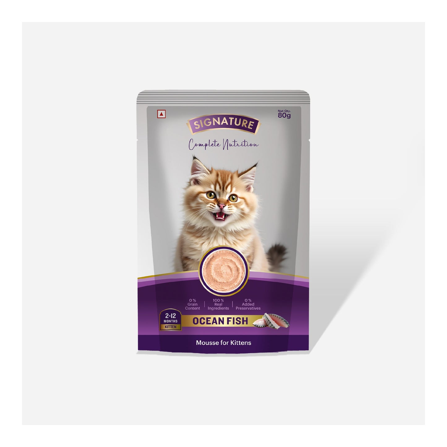 Signature Grain Zero Ocean Fish Mousse Kitten Cat Wet Food