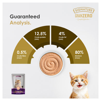 Signature Grain Zero Ocean Fish Mousse Kitten Cat Wet Food