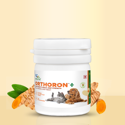 Natural Remedies Orthoron Plus Joint Supplement Tablets for Dogs and Cats
