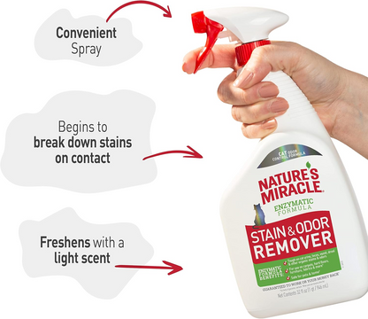 Nature's Miracle JFC Light Citrus Scented Stain and Odor Remover for Cats