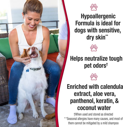 Nature's Miracle Hypoallergenic Shampoo and Conditioner for Dogs