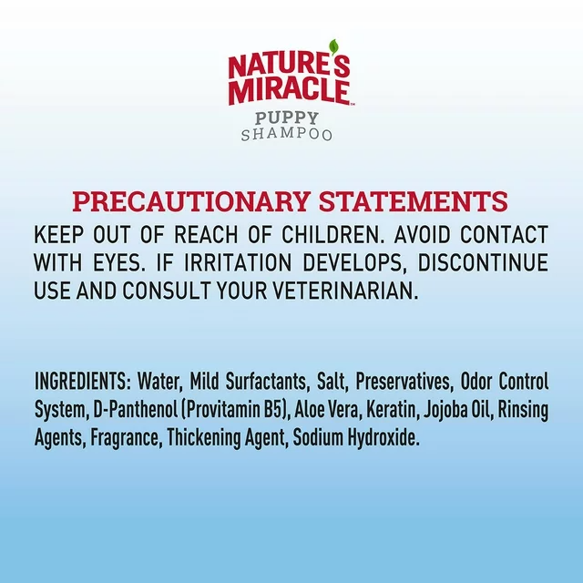 Nature's Miracle Cotton Air Scented Shampoo and Conditioner for Puppies and Dogs