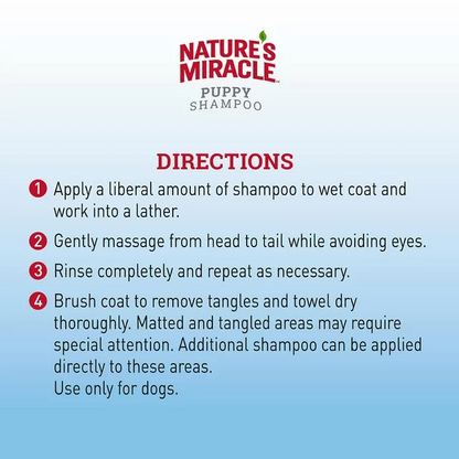 Nature's Miracle Cotton Air Scented Shampoo and Conditioner for Puppies and Dogs