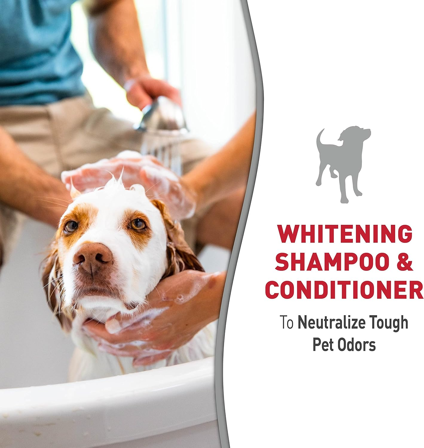 Nature's Miracle Whitening Shampoo and Conditioner for Dogs