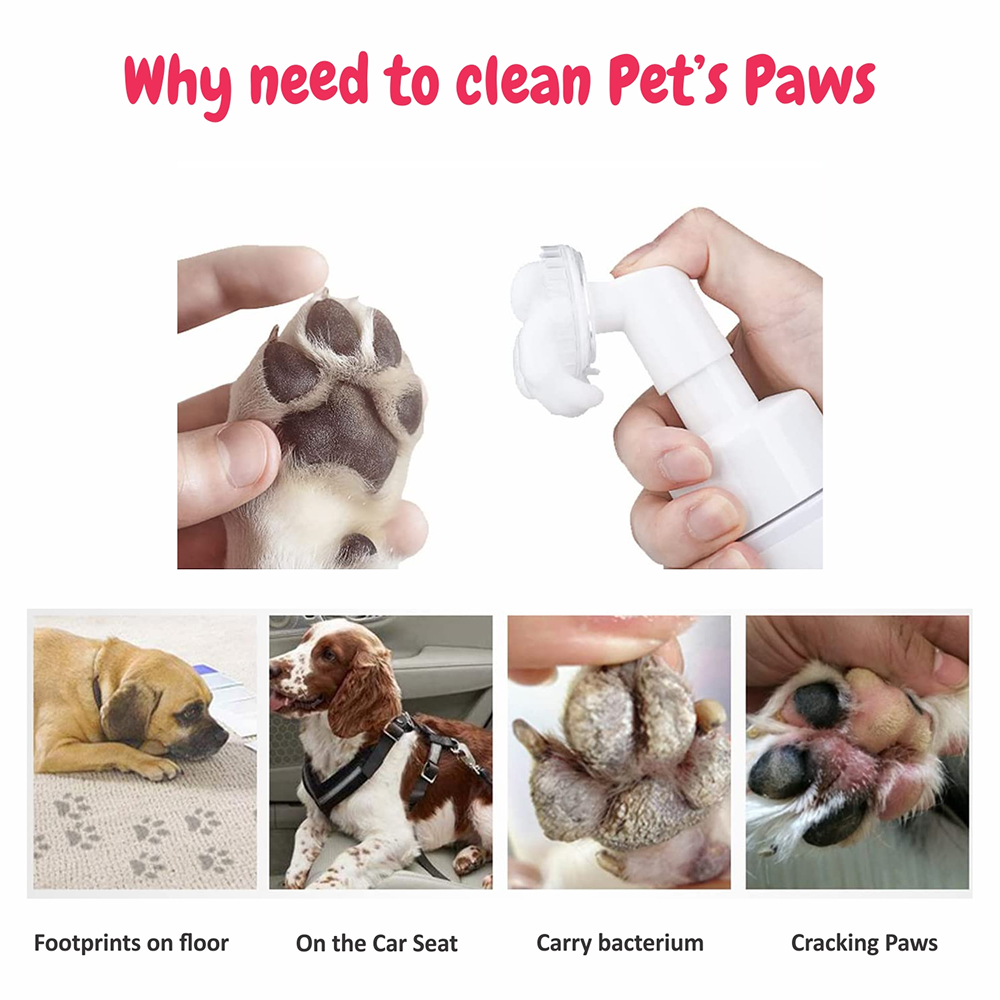 Bscly Paw Cleaner with Strawberry & Calendula for Dogs and Cats