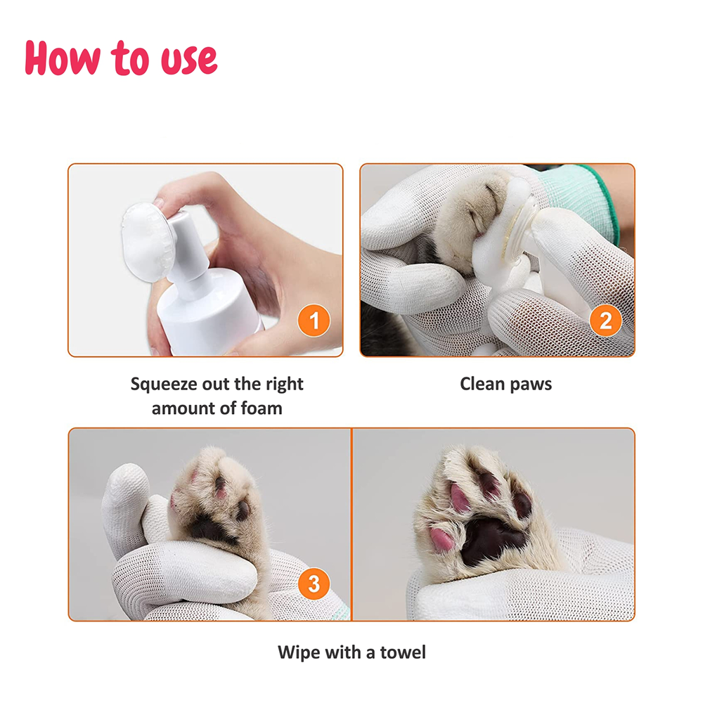 Bscly Paw Cleaner with Strawberry & Calendula for Dogs and Cats