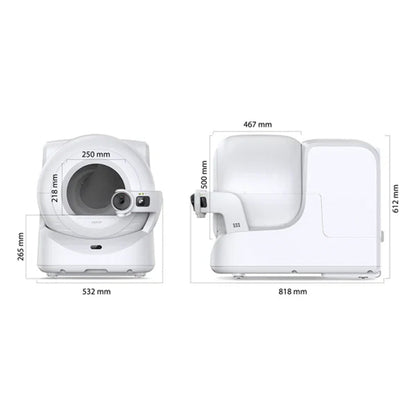 Petkit Purobot Ultra Automatic Self Cleaning Litter Box for Cats (White)