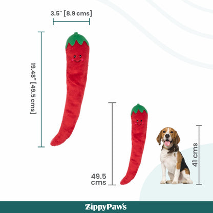 Zippy Paws Pepper Jigglerz Plush Toy for Dogs