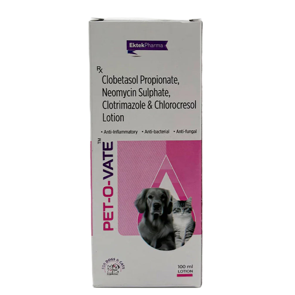 Ek Tek Petovate Lotion for Dogs and Cats
