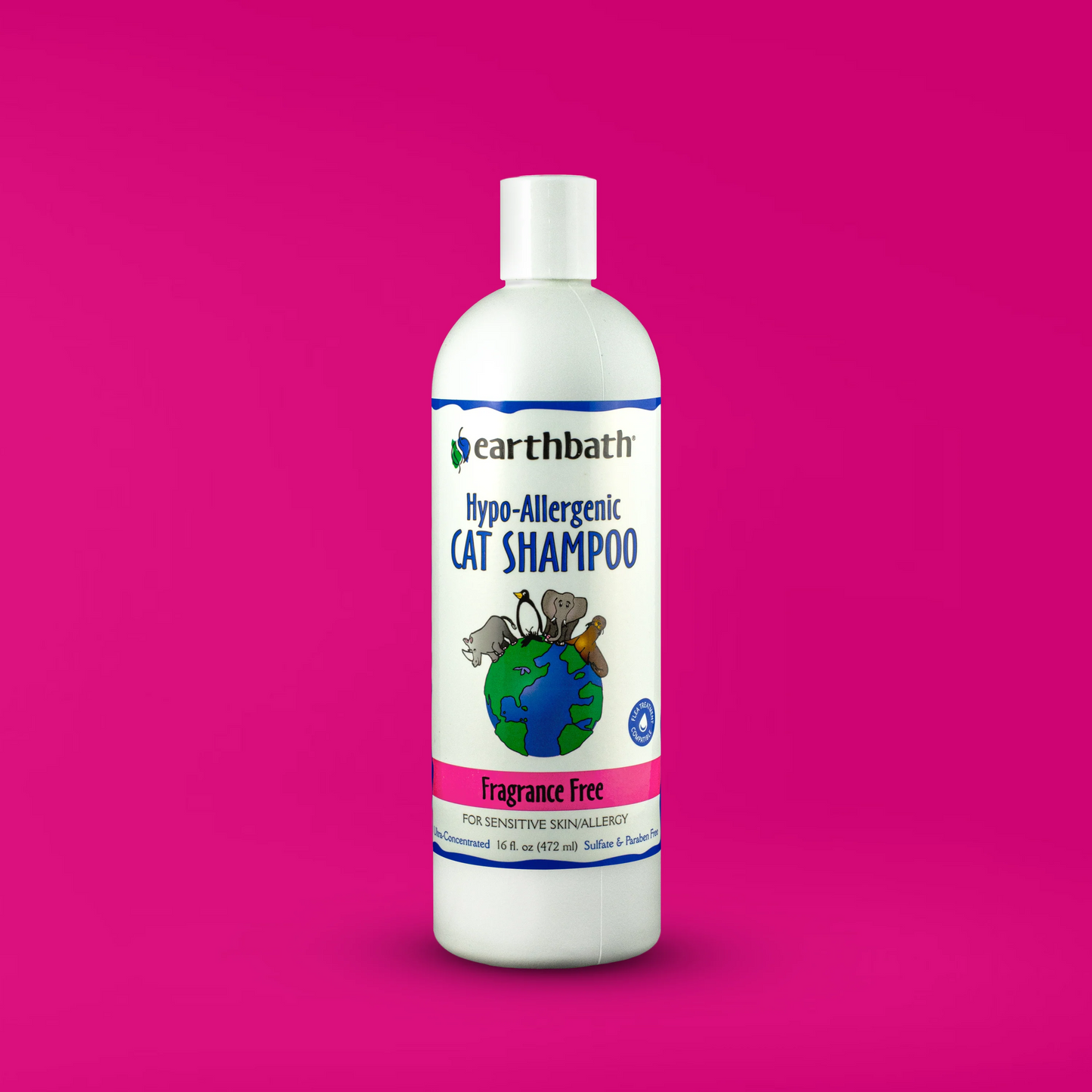 EarthBath Hypo Allergenic Fragrance Free Shampoo for Cats