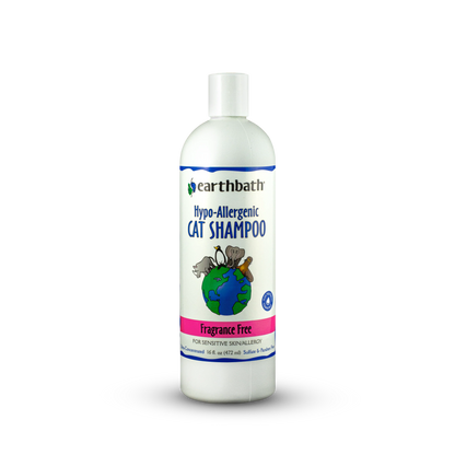 EarthBath Hypo Allergenic Fragrance Free Shampoo for Cats