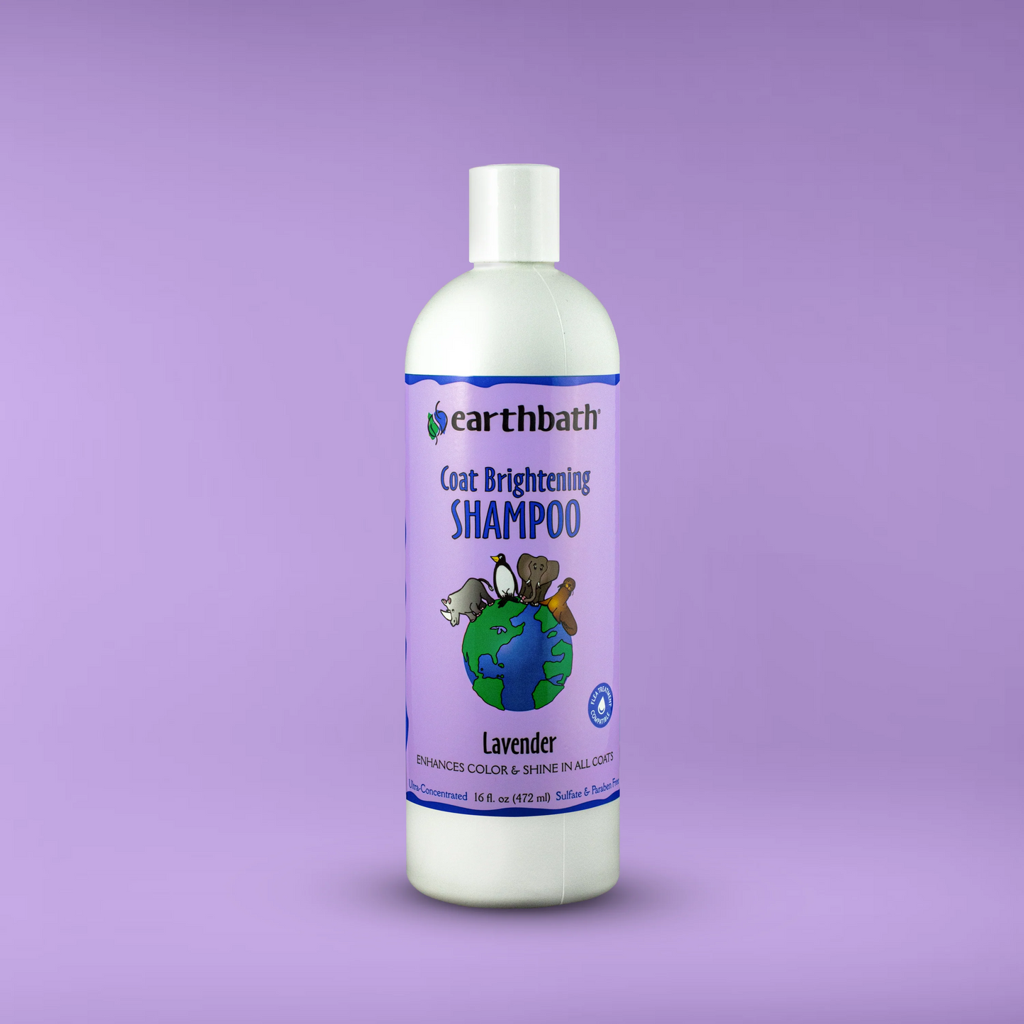 EarthBath Lavender Coat Brightening Shampoo for Dogs and Cats