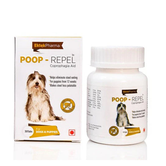 Ek Tek Poop Repel Tablets for Dogs and Puppies