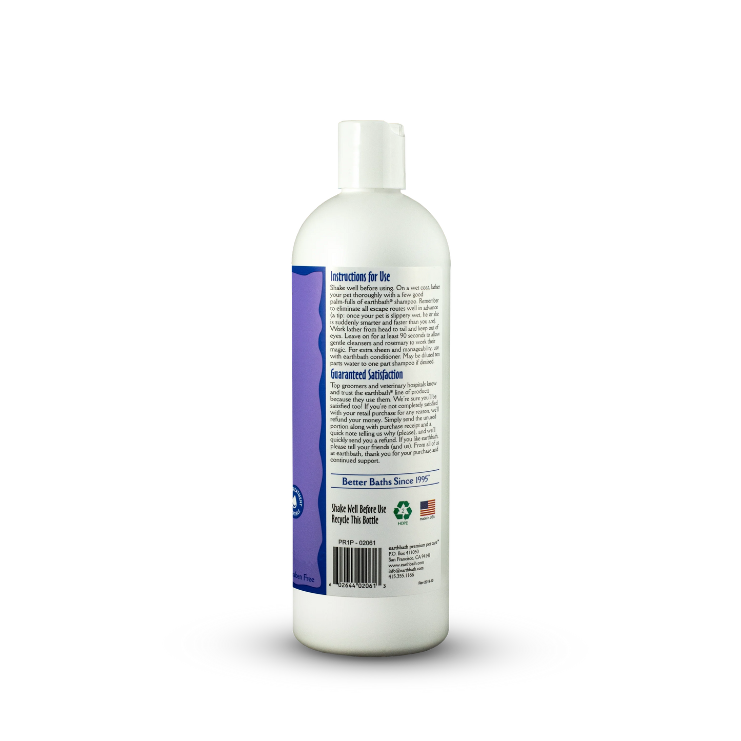 EarthBath Mediterranean Magic Deodorizing Shampoo for Dogs and Cats