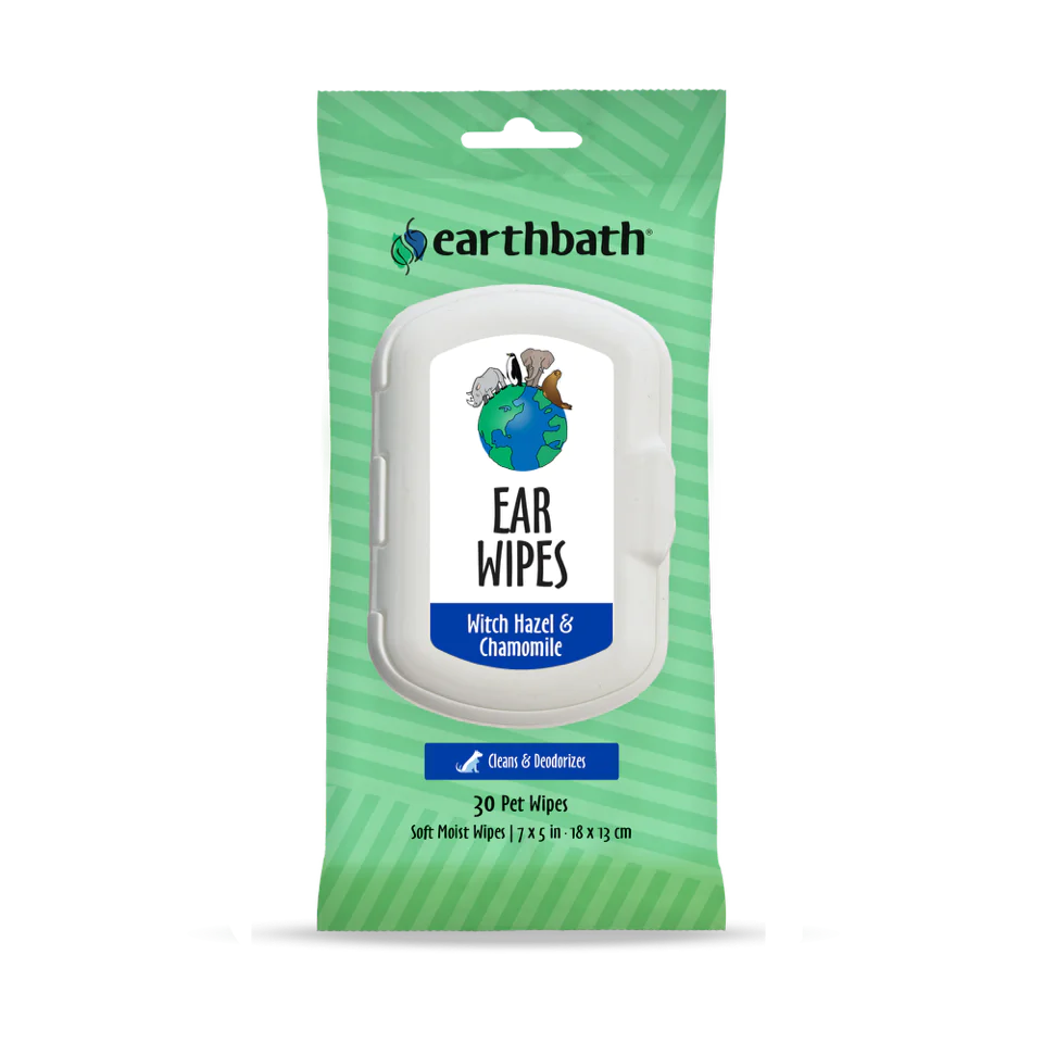 Earthbath Botanical Fresh Cucumber and Chamomile Ear Wipes