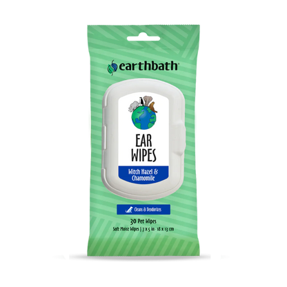 Earthbath Botanical Fresh Cucumber and Chamomile Ear Wipes