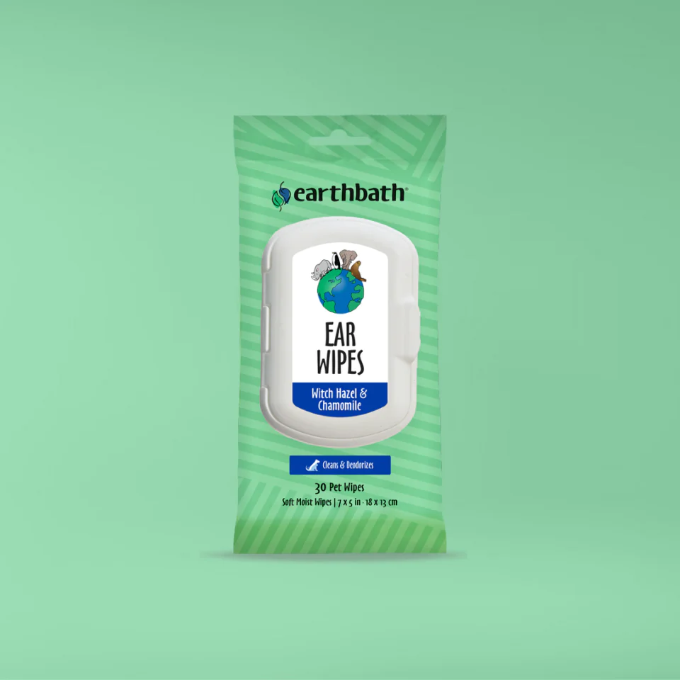 Earthbath Botanical Fresh Cucumber and Chamomile Ear Wipes