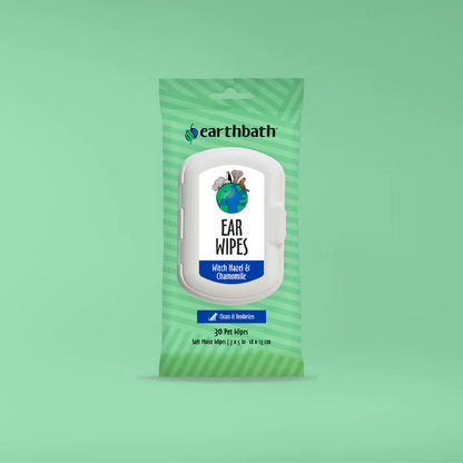 Earthbath Botanical Fresh Cucumber and Chamomile Ear Wipes