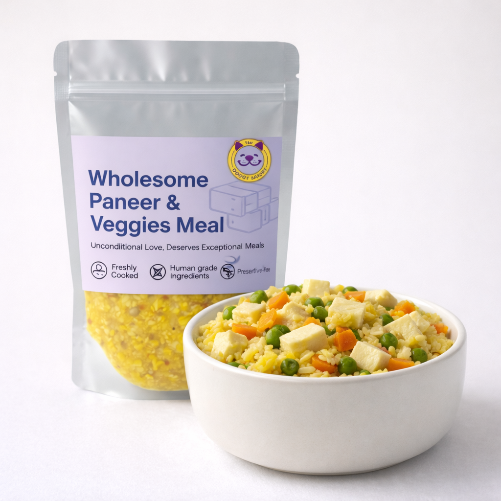 The Doggy Bakery Chicken, Mutton, Fish, Paneer and Veggies Home Meal Combo for Dogs