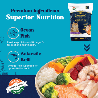 Carniwel Antarctic Krill Persian Adult Cat Dry Food
