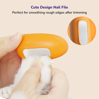 Petverse Built in Safety Guard & Integrated Nail File & Trimmer for Dogs ,Cats & Small Animals