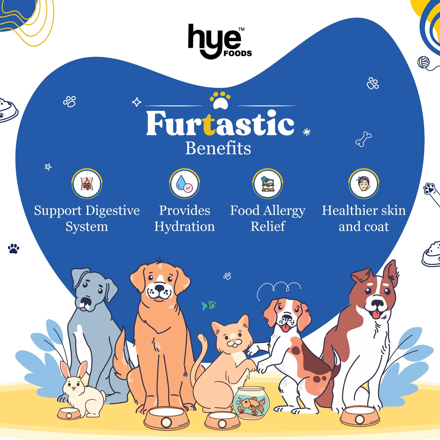 HYE Pets Nutrient Rich Goat Milk Powder for Dogs and Cats
