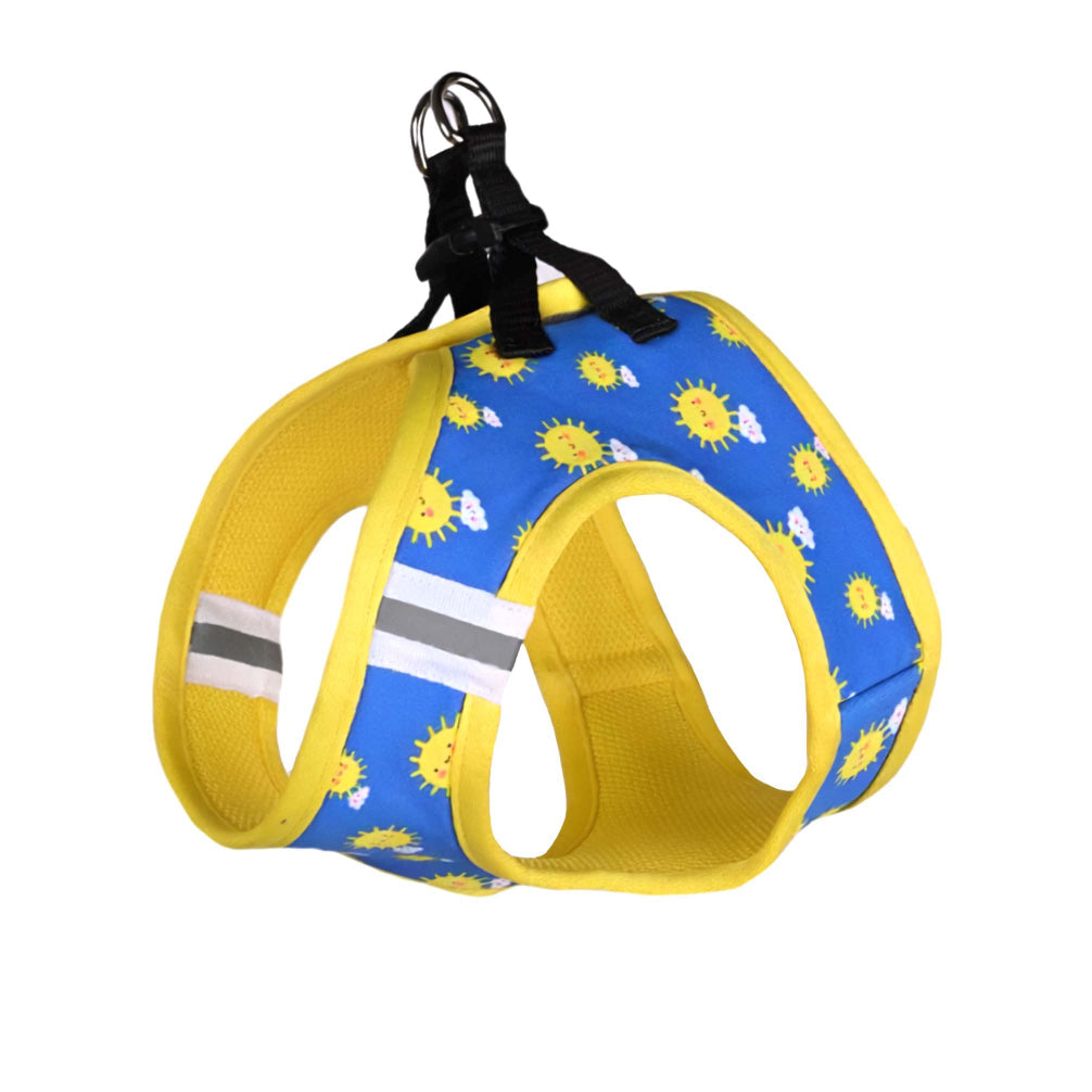 Pets Way Sunny Air Mesh Printed Harness for Puppies and Small Dogs