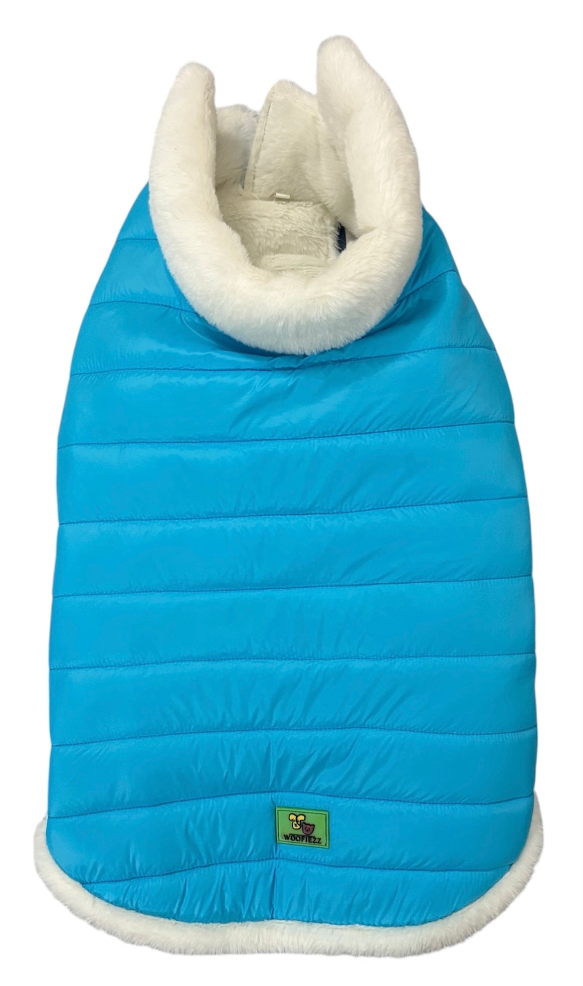 Woofiezz Warm & Comfortable Winter Jackets for Dogs and Cats (Turquoise)